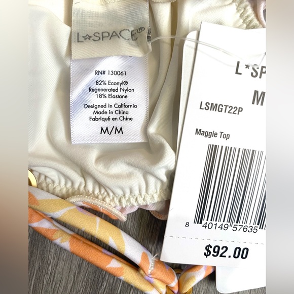 πΌNWT L*SPACE 2 PIECE SET! Bikini top and matching skirt! SIZE MEDIUMπΌ daisies - Picture 6 of 16